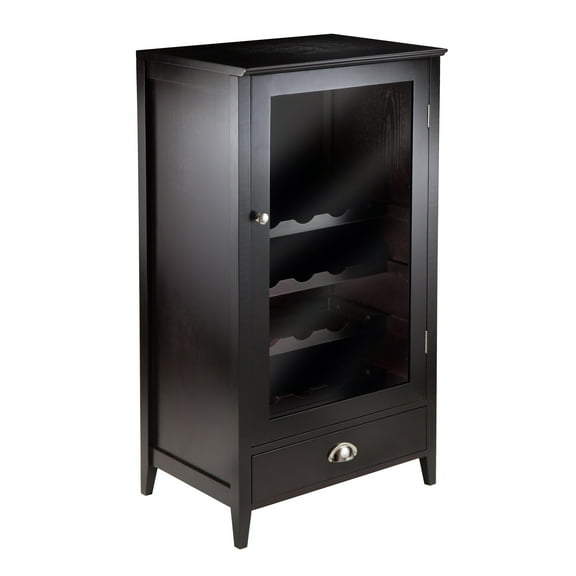 Winsome Wood Bordeaux 20-Bottle Modular Wine Cabinet, Espresso Finish
