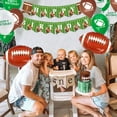 thumbnail image 7 of Football Theme Party Supplies - Including HAPPY BIRTHDAY Banner, Football Foil Balloons, Cake Topper, Tablecloth, Balloons for Game Day, and Football Birthday party Decorations, 7 of 7