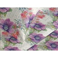 thumbnail image 3 of Ambesonne Floral Quilted Coverlet 3 Pcs, Garden of Spring Flowers, Queen Size, Pale Purple Multicolor, 3 of 4