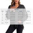 thumbnail image 3 of Fewfanhot Sweaters for Women Oversized Long Sleeve V Neck Ripped Cozy Warm Knitted Winter Pullover Sweaters, 3 of 8