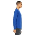 thumbnail image 3 of Bella Canvas Mens Sponge Fleece Raglan Crewneck Sweatshirt, 3XL, True Royal, 3 of 3