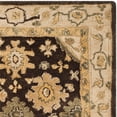 thumbnail image 3 of Traditional Rug - Taj Mahal Wool Pile -Brown/Ivory-Color:Brown/Ivory,Design:Traditional,Shape:Small Rectangle,Size:6'L x 4'W, 3 of 3