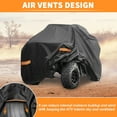 thumbnail image 4 of Funda para ATV para Kawasaki Brute Force 750 Impermeable Funda para Cuatrimotos Kawasaki Brute Force 750 EPS/LE EPS/LE EPS CAMO Protección Almacenamiento al Aire Libre Sol Lluvia 210D-PU Negra, 4 of 6