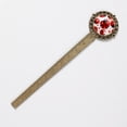 thumbnail image 2 of Coccinella septempunctata Bookmarks Made of Antique Bronze: a Gift for Book Lovers and Readers, 2 of 5