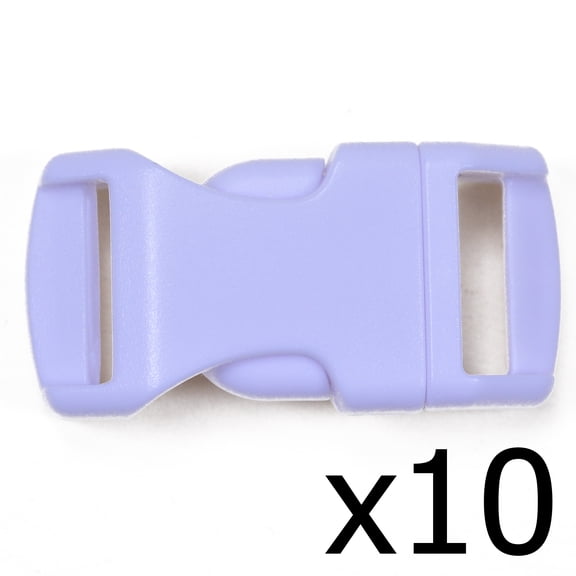 White 1/2 Inch Buckle - 10 pack - Great for Paracord