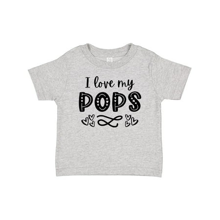 

Inktastic I Love My Pops with Hearts Gift Baby Boy or Baby Girl T-Shirt