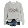 thumbnail image 2 of GZWYHT Grande Vente! Chandails à Capuchon pour Femmes, Chandails à Capuchon Graphiques, Chandail de Grand-Maman pour Femmes Automne Chandails à Col Rond Sans Capuchon le Bonheur, C'est d'Être une Grand-Maman, Tenues d'Automne, Vêtements d'Automne Gris G, 2 of 3