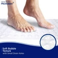 thumbnail image 6 of Kenney Microban Protected Bubble Bath Mat, 26.75" L x 14.5" W, Frosted, 6 of 7