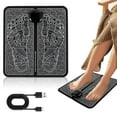 thumbnail image 3 of POINTERTECK Foot Massager Mat Electric Foot Massager Pad EMS Feet Massage Machine Portable Vibrating Foot Relax Mats with 8 Massage Modes and 19 Intensity Levels for Home and Office Use, 3 of 6