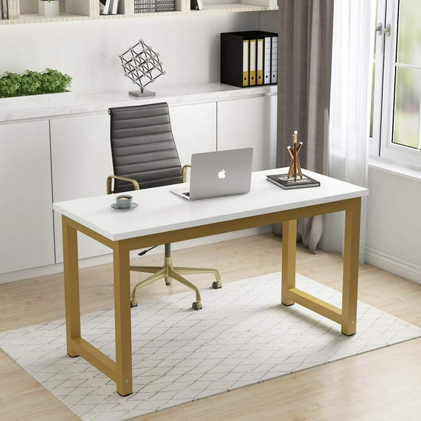 Tribesigns 55" Simple Sturdy Computer Desk, Large Modern ...