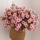 thumbnail image 1 of Xihbxyly Arreglo Floral de Manzanilla, Plantas Artificiales Realistas, Colores Amarillo y Rosa Brillantes, Decoración Vibrante para El Hogar, Accesorios de Fotografía para Sala de Estar y Bodas, Tama, 1 of 6
