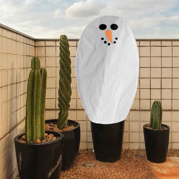 LOLIPPYY Plant Protective Cover, Breathable Non-Woven Garden Frost Cloth for Winter Freeze and Sun , 1 Piece