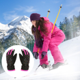 thumbnail image 5 of Nuevos guantes de esquí para mujer más guantes gruesos de lana para invierno deportes al aire libre MFZFUKR CPB-US-XD420-4, 5 of 5