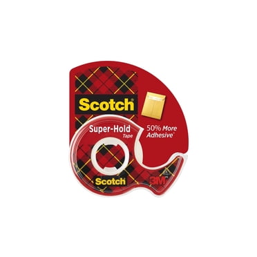 Scotch Super Hold Clear Tape Dispenser, 3/4 in x 650 in, 1 Dispenser
