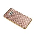 thumbnail image 2 of Reiko TPU Rhombus Pattern Case for Samsung Galaxy S6 Edge Plus - Pink/Gold, 2 of 4