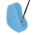 thumbnail image 4 of Unique Bargains 1 Pc Heart Shape Makeup Brush Cleaner Blue, 4 of 6