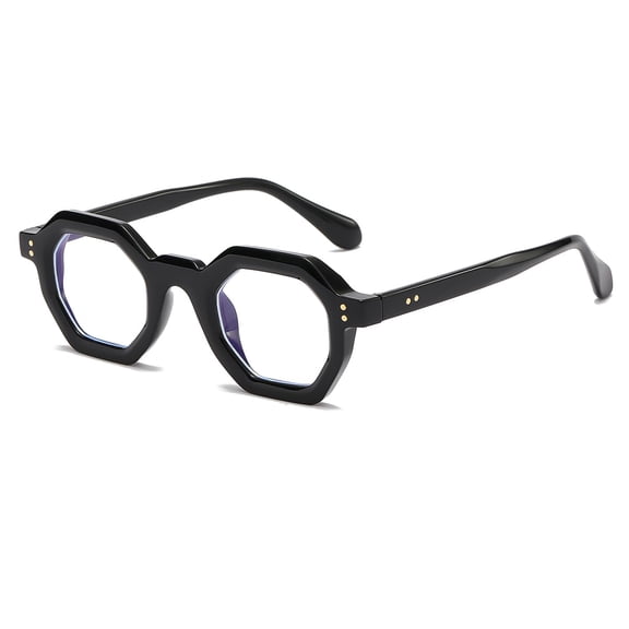 Gafas de bloqueo de luz azul JOVAKIT con montura octagonal retro