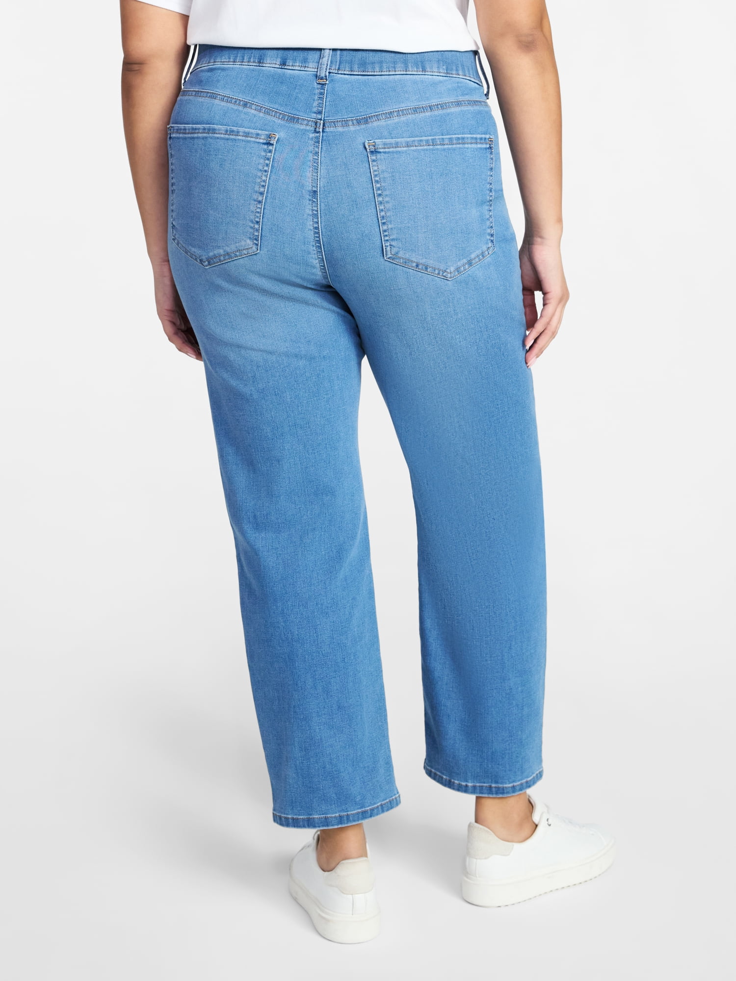 Terra & Sky Women's Plus Signature Jegging Straight, Sizes 0X-5X