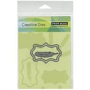 Penny Black Feather and Frames Decorative Dies Multi-Colored