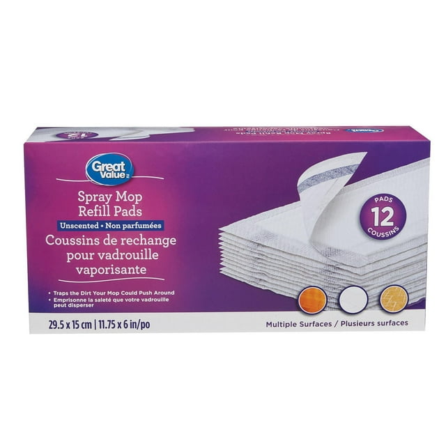 Great Value Spray Mop Refill Pads