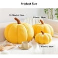 thumbnail image 2 of Pumpkin Pillows, Halloween Pumpkin Throw Pillows, 3D Pumpkin Shaped Pillow for Fall Room Decor Gifts, Soft Plush Cute Fluffy Thanksgiving Pillow, Fall Pillows (1 Pack Red, 7.87 Inch), 2 of 7
