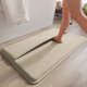 thumbnail image 5 of Alfombra de baño Alfombra de baño Espuma antideslizante suave y gruesa | Absorbente de agua lavable 40x60cm Poliéster | Confort de envoltura completa para ducha, tocador, decoración interior | Beige, 5 of 8