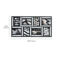 thumbnail image 4 of Melannco 25-inch by 15-inch 8-opening Plastic Collage in Distressed Black, 4 of 7