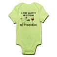 thumbnail image 1 of CafePress - Chickens And Wine - Baby Light Bodysuit, 1 of 1