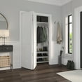 thumbnail image 7 of Richelieu 14015-Bc 48" Long Single Bi-Fold Door Track For Doors Up To 30 Pou - White, 7 of 7