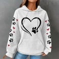 thumbnail image 2 of Christmas Sweatshirts for Women 2024 Women's Hoodie Clearance Warm Long Sleeve Tops Womens Crew Neck Sweater Fashionable Women's Printed Pullover Round Neck Top, 2 of 4