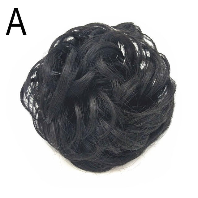 Chignon Désordonné Pièce Chouchou Faux Cheveux Naturels Y0G5