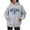 Light Gray, variant on Bibifish Graphic Womens Hoodies Miami City Letter Print Long Sleeve Oversized Hooded sweatshirts Soft Drawstring Trendy Outfits With Pocket