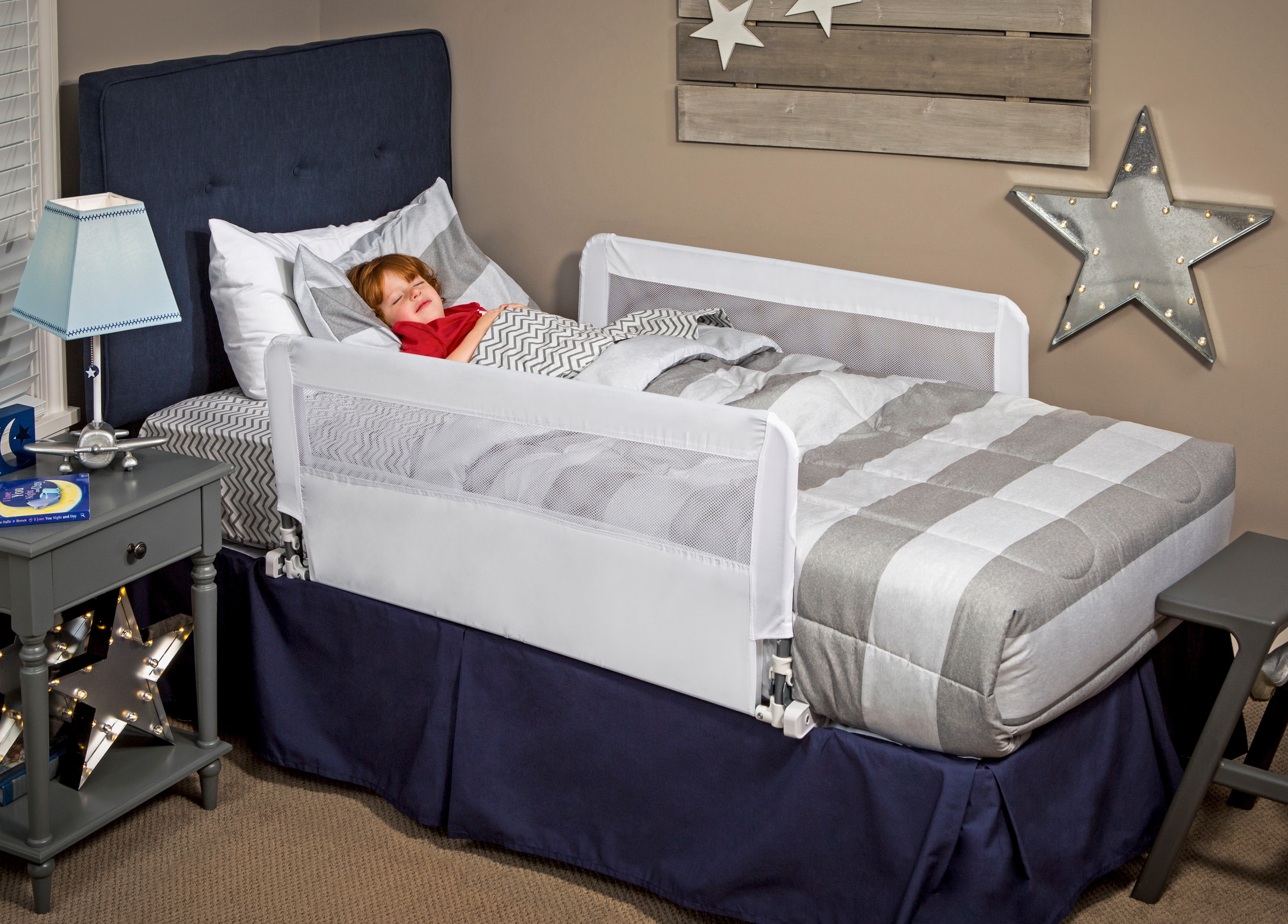 travel bed safety rail