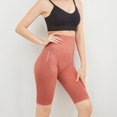 thumbnail image 3 of El cuerpo del color sólido de las polainas de la yoga que forma el funcionamiento inconsútil de los deportes que contrae el vientre de los pantalones, 3 of 6