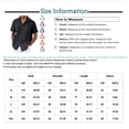 thumbnail image 2 of Summer Men's Lapel Button Short Sleeved Shirt Stripe Casual Top M, 2 of 4