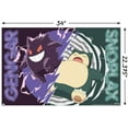 thumbnail image 3 of Pokémon - Gengar Snorlax Battle Wall Poster, 22.375" x 34", 3 of 4