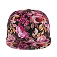 thumbnail image 2 of Fotbe Rose Flowers Flat Bill Visor Cap Classic Snapback Hat Polyester Foam Trucker Hat Trucker Cap Adjustable Baseball Cap, 2 of 9