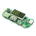 thumbnail image 2 of FOR LED Dual USB 5V 2.4A Micro/Type-C USB Mobile Power Bank 18650 Charging Module Charger Board Circuit Protection, 2 of 2