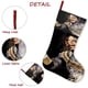 thumbnail image 5 of MICHAEL JACKSON Tema: Calcetines de Navidad, fino lino blanco para colgar en escaleras y chimenea, decoración navideña para el hogar, regalo de Navidad. 45cm × 32cm, 5 of 5