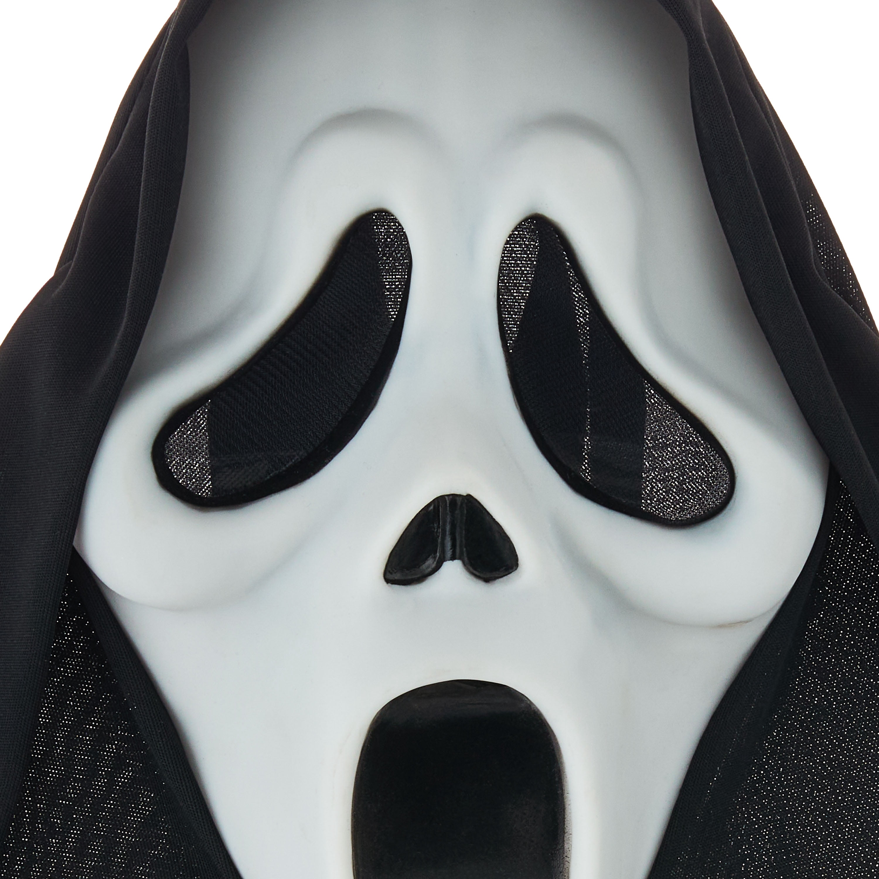 Ghost Face Mask, White, Halloween Costume Accessory for Adults, by Fun World
