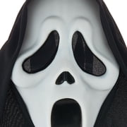 Ghost Face Mask for Adults, White, Halloween Costume Accessory for Adults, by Fun World