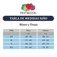 thumbnail image 3 of Bóxer Fruit of the Loom para Niño, algodón sustentable 3 piezas Multicolor Talla CH, 3 of 4
