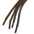 thumbnail image 3 of INSPIRE CHIC Unisex Thick Solid Color Round Shoelaces for Leather Boots Coffee Color 80 cm/31.5", 3 of 4