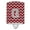 Crimson & Grey, variant on Caroline's Treasures CJ1056-QCNL Letter Q Chevron Blue and White Ceramic Night Light, 6x4x3", multicolor