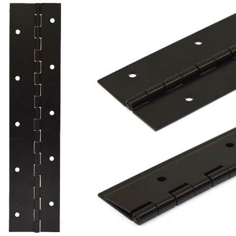 Tracker Boat Piano Hinge 326919 | Black 10 x 2 1/4 Inch
