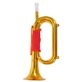 thumbnail image 1 of Corneta de plástico para niños, accesorio para actuación en escenario, instrumento musical, trompeta de mano, cuerno de corneta, accesorios para animar, recuerdo de fiesta para fiesta de Navidad, 1 of 8