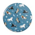 thumbnail image 1 of Frolicking Horses Pattern Pinback Button Pin, 1 of 4