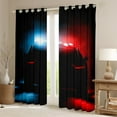 thumbnail image 2 of Feelyou 3D Sport Car Blackout Curtains Set of 2 (52x84 Each) for Boy, Modern Speed Sports Player Window Curtains, Red Blue Automobile Curtains and Drapes, Curtains and Drapes Room Decor, 2 of 6