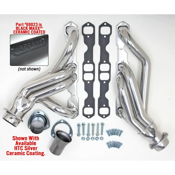 Hedman 69023 Mid Length Headers Black Maxx Ceramic Coated Fits select: 1969-1986 CHEVROLET C10, 1977 CHEVROLET BLAZER