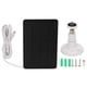 thumbnail image 1 of Solar Charging Panel Monocrystalline Silicon 4W 5V with Charging Cable for Outdoor Surveillance Camera White, 1 of 5